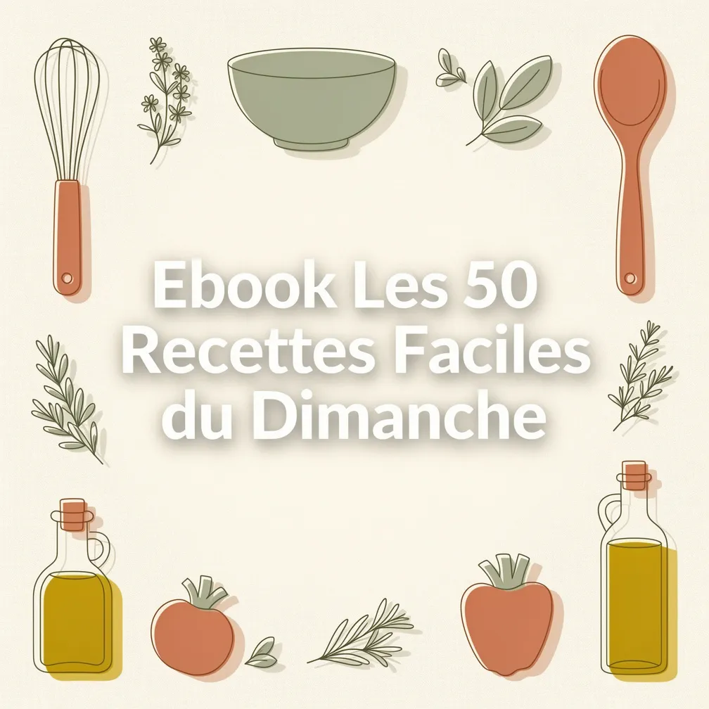 Ebook Les 50 Recettes Faciles du Dimanche