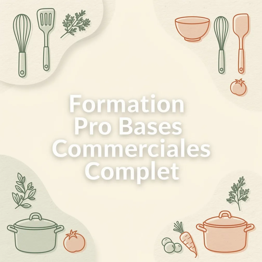 Formation Cuisine Pro Bases Commerciales Complet
