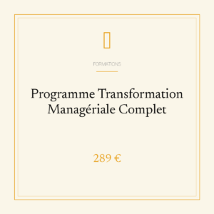 Programme Transformation Managériale Complet