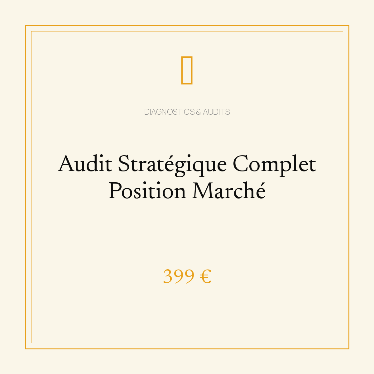 Audit Stratégique Complet Position Marché