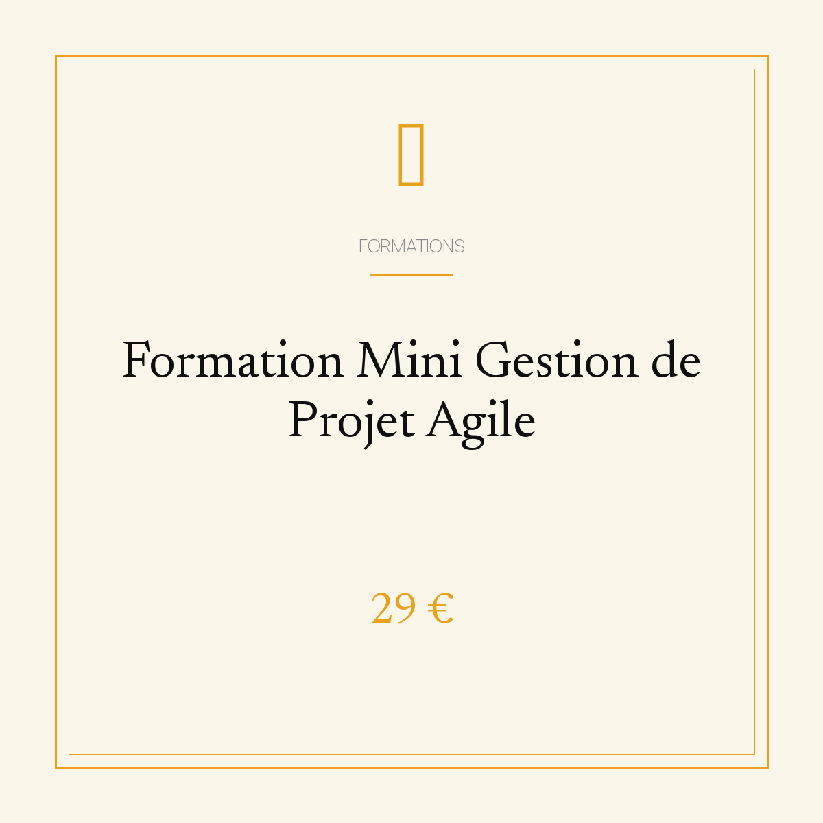 Formation Mini Gestion de Projet Agile