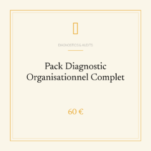 Pack Diagnostic Organisationnel Complet